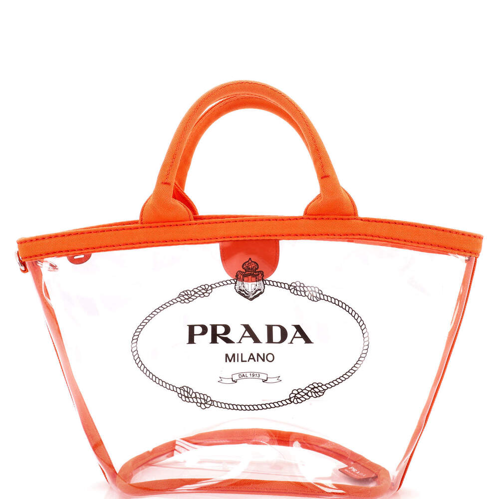 Prada Logo Tote PVC